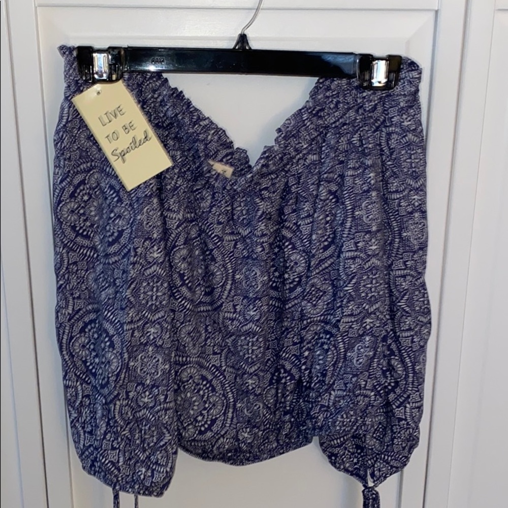 Juniors Two Piece “Live To Be Spoiled” set.